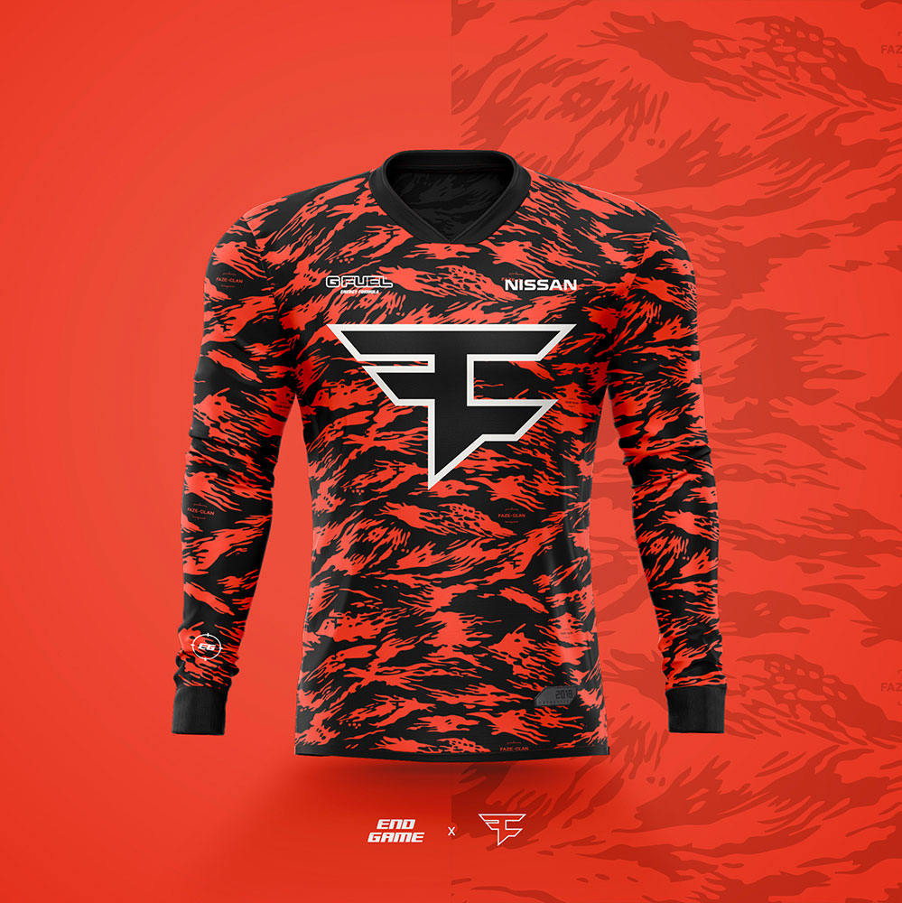 Custom faze best sale clan jersey